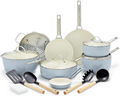 Hard Anodized Healthy Ceramic Nonstick 17 Piece Cookware Set, Pfas-Free